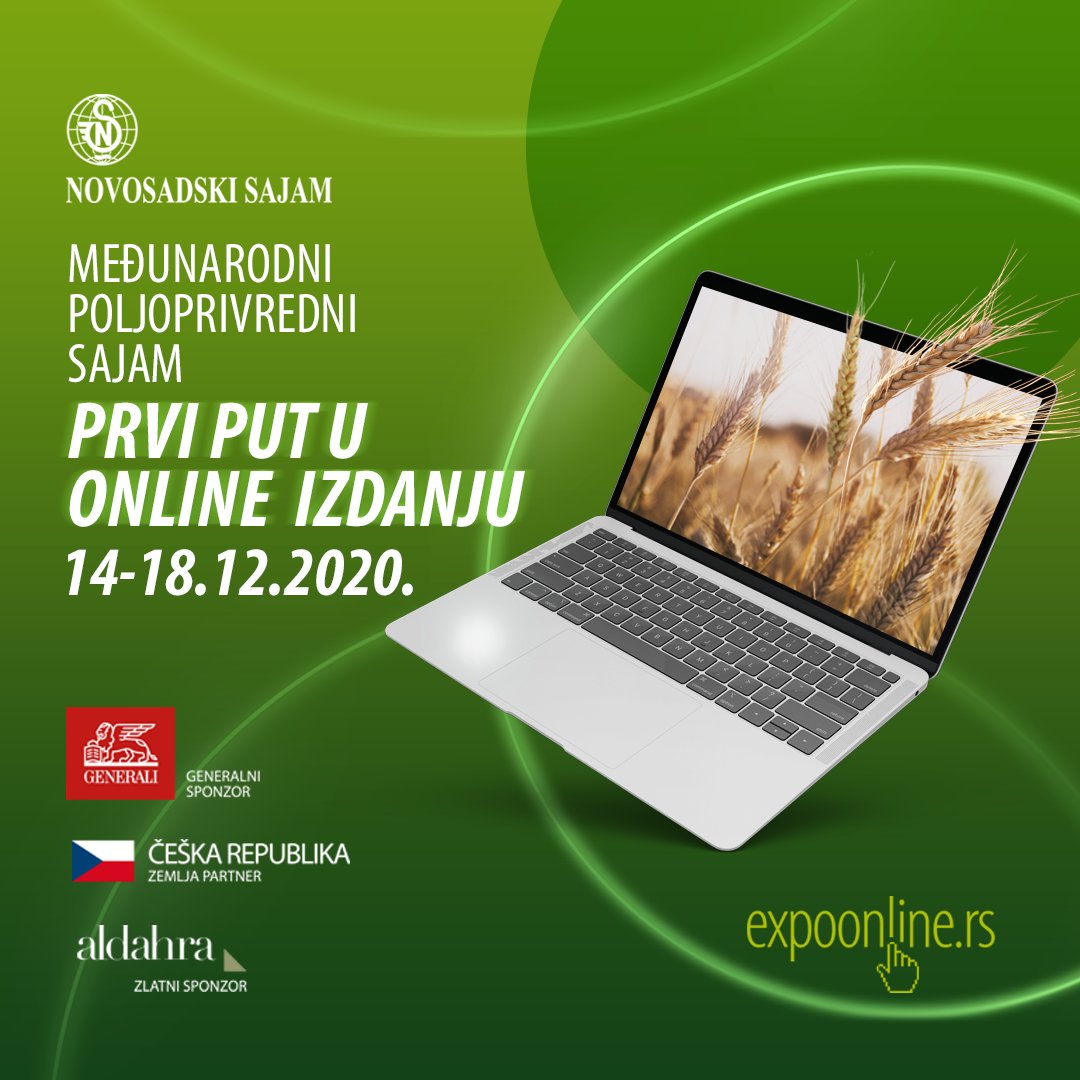 Međunarodni poljoprivredni sajam ove godine održaće se prvi put u online izdanju od 14. do 18. decembra.