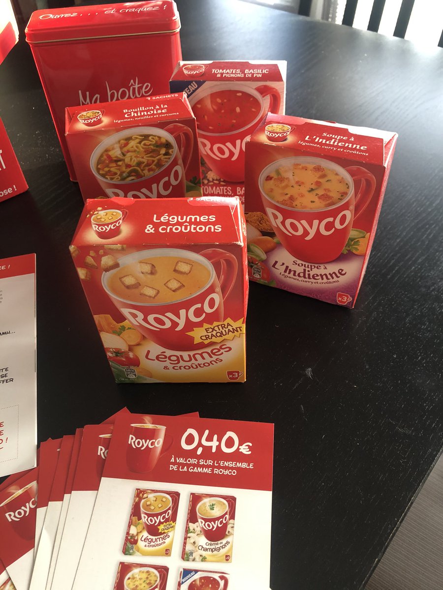 julinette85's tweet photo. Merci #Sampleo de m’avoir fait ambassadrice de #Royco j’ai déjà testé plusieurs des ces soupes instantanées notamment l’indienne que j’adore parce qu’elle est bien épicée,#jaitestroyco #roycoplusrapidequeleclair https://t.co/QN3JP8luLA