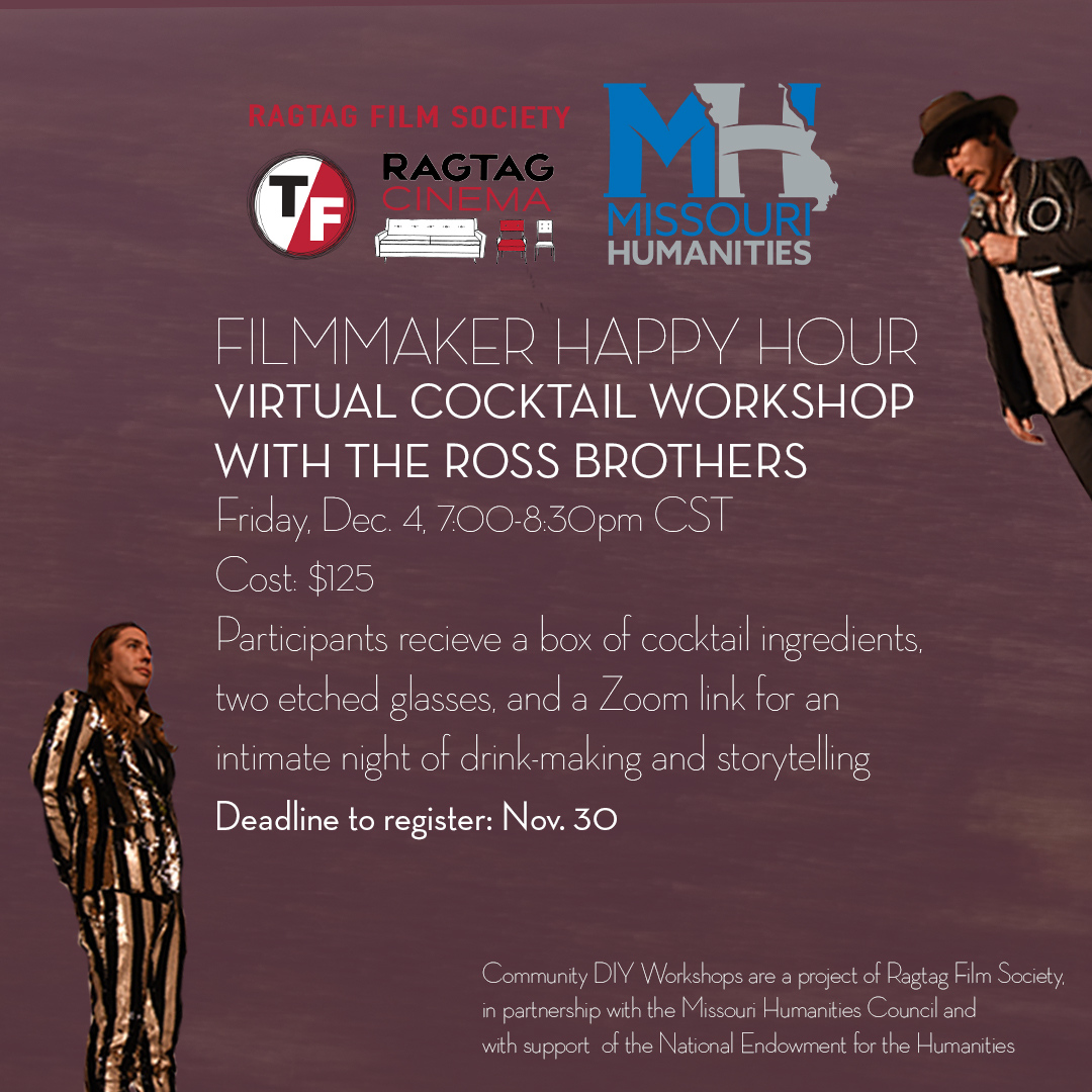 truefalse's tweet image. If you are a documentary filmmaker or fan located ANYWHERE, this is a super cool event. You get a box with cocktail ingredients in the mail, and @rossbros will teach you to make drinks while sharing stories from their docu-ventures. Sign up here: l8r.it/oEmj⁠ 
#film