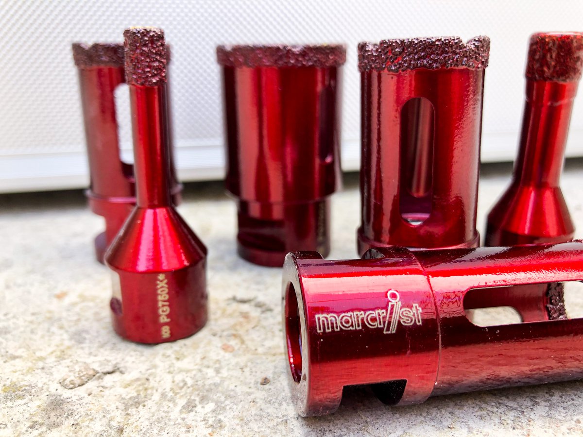 MarcristTools's tweet photo. Who else thinks modern tiles seem to be getting tougher and tougher? Luckily we’ve got just the Drill bit for you... Our PG70X 👌

#marcrist #marcristuk https://t.co/lhKCHcpHVy