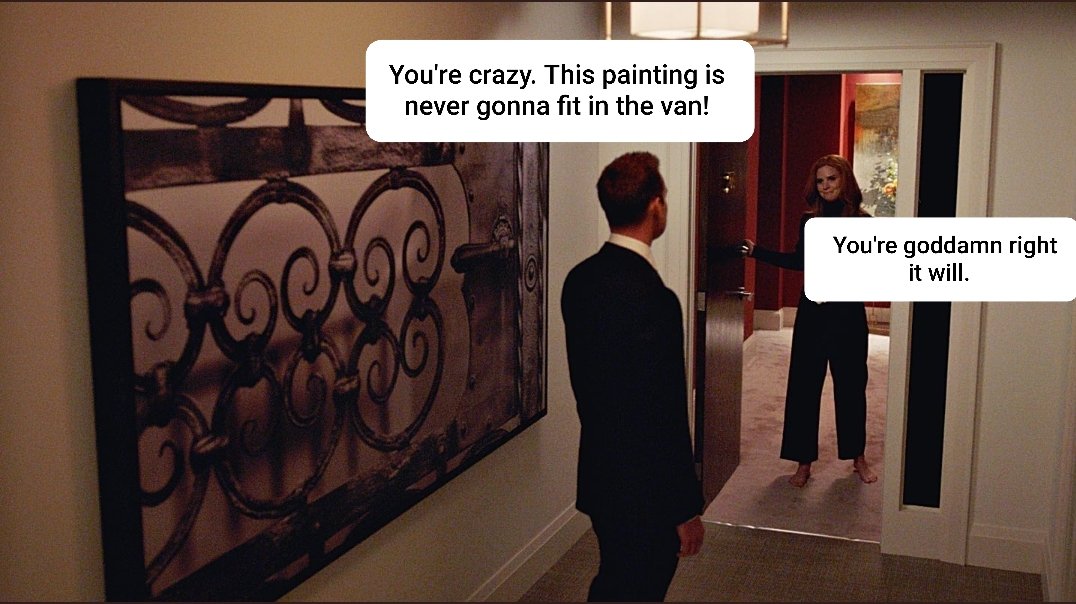 PaulieDx's tweet photo. Happy Donna's Apartment Painting-iversary to one of my all #DarveyNation faves... the legend, @catsballeths β€β€β€ #SuitsBTS #SuitsS9 #PaulieMedic https://t.co/f4i6IWGj1T