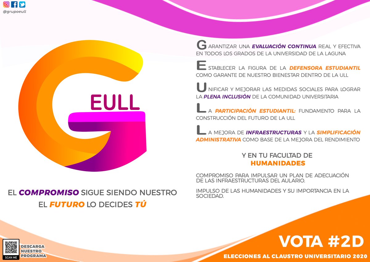 GrupoEULL's tweet photo. En los Estudios Clásicos o en la Filosofía podemos encontrar muchas de las razones que explican el desarrollo de lo que hoy es nuestra sociedad. Por ello, el impulso y apoyo de estos y otros títulos humanísticos resultará crucial para el futuro #HUMANIDADES_ULL
#GEULL #2D https://t.co/JaNcX4xgti