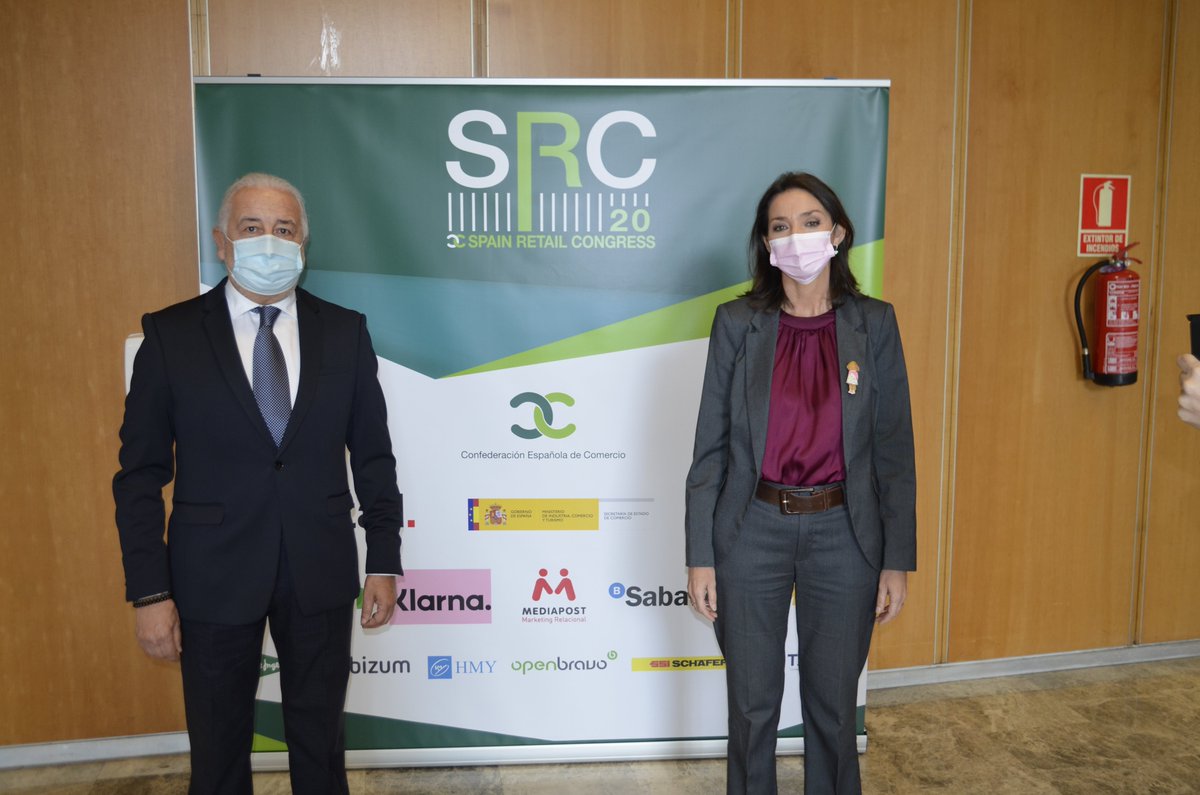 CEC_Comercio's tweet photo. 🟢 NOTA DE PRENSA | Reyes Maroto anuncia la creación de un Consejo Asesor del Comercio Minorista
en la clausura de #SRC2020 ➡ https://t.co/2ZdP2mCdwc https://t.co/1iBILiOkiU