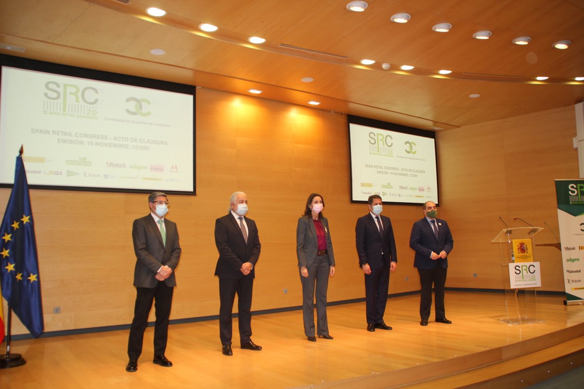 CEC_Comercio's tweet photo. 🟢 NOTA DE PRENSA | Reyes Maroto anuncia la creación de un Consejo Asesor del Comercio Minorista
en la clausura de #SRC2020 ➡ https://t.co/2ZdP2mCdwc https://t.co/1iBILiOkiU