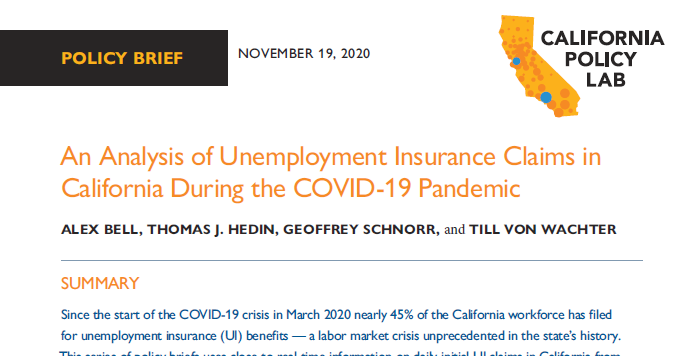 7. Close: The report, and an appendix explaining how CPL projected benefit exhaustions are available here ->  https://bit.ly/PUAcliff&nbsp;. CPL is grateful to  @CA_EDD for providing the data that makes this research possible. (8/8)