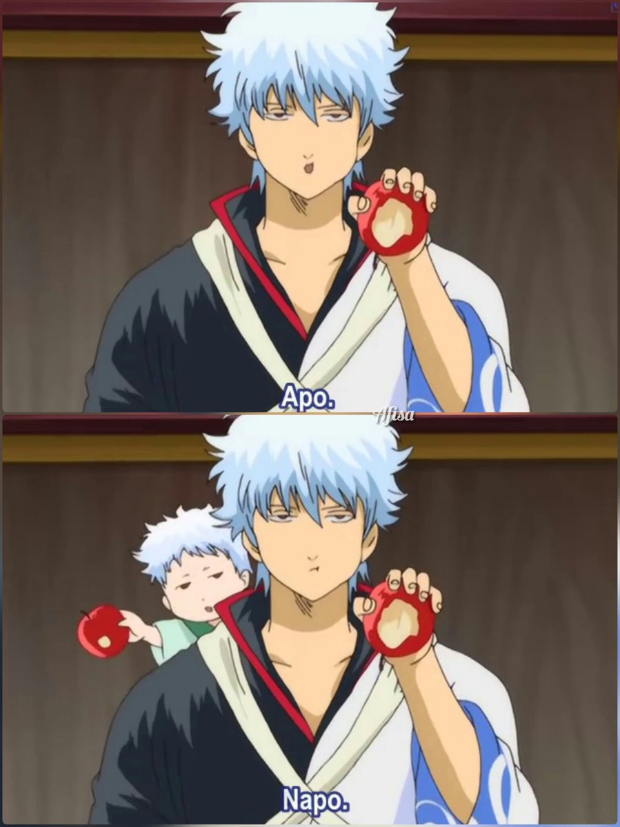 _afisaa's tweet photo. Dadtoki and Baby❤

#Eps51 #Eps52 #SakataGintoki #Gintama https://t.co/CfJDLrFwkL