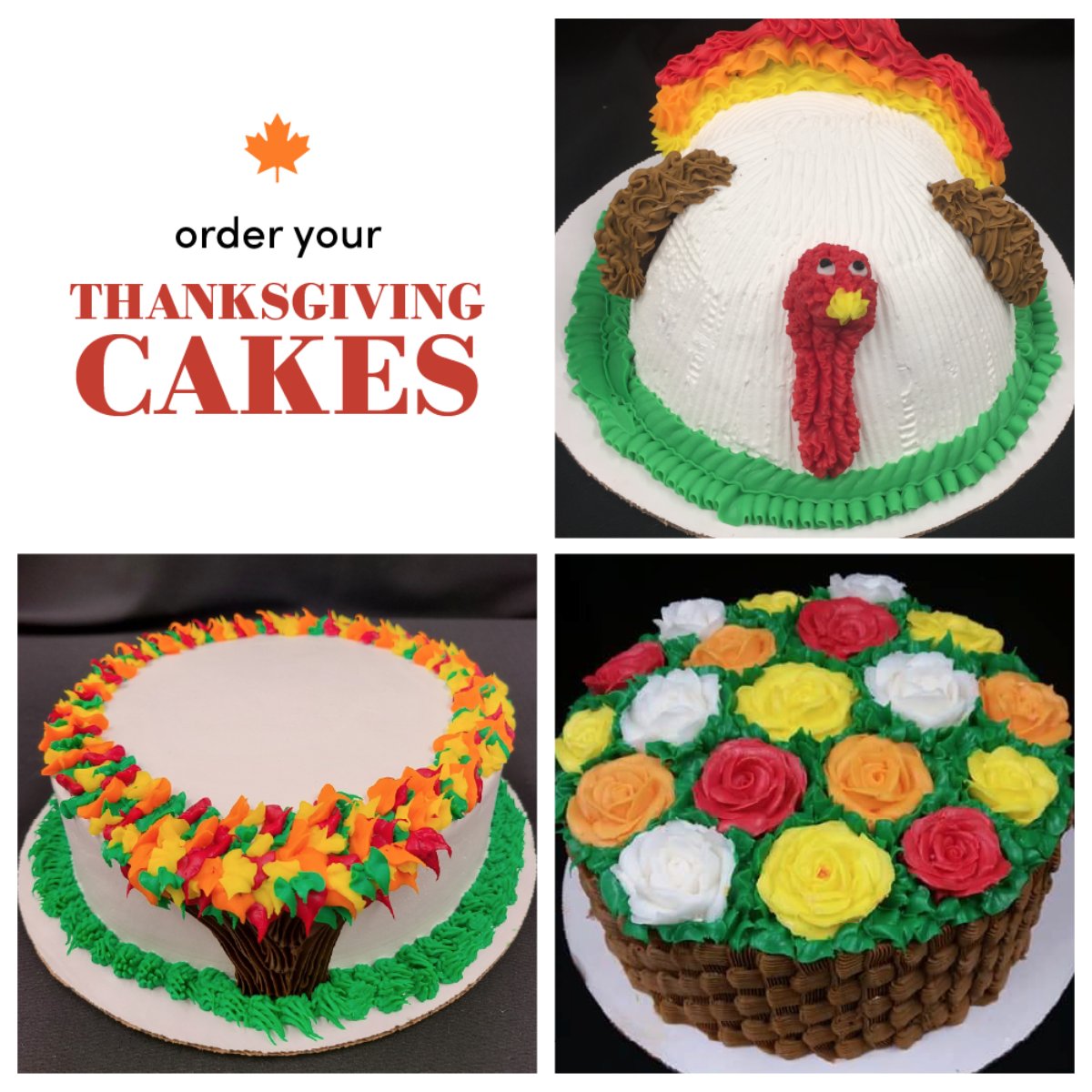 MagicFountain1's tweet photo. Enjoy a festive treat for the holidays! Order a Thanksgiving cake to help celebrate the special day. Give us a call at (631) 298-4908 if you have any questions. https://t.co/rHQpctuga0