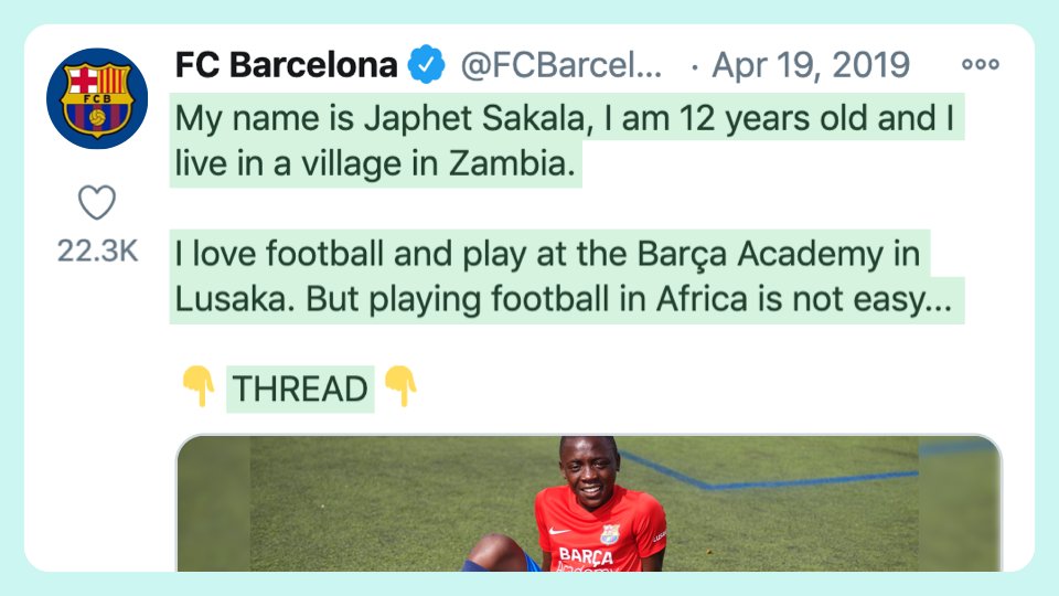 2/ ThreadsPeople don't click links. So if you've got a story worth sharing write a thread.