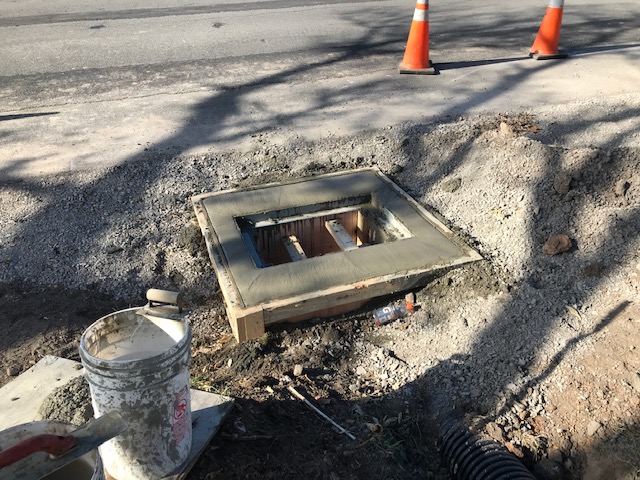 NYSDOTBuffalo's tweet photo. The Drainage Team in Niagara County built a new drainage inlet as part of a repair &amp; upgrade to the drainage system on Route 270 in the town of Lockport https://t.co/lIaGWIkKbM