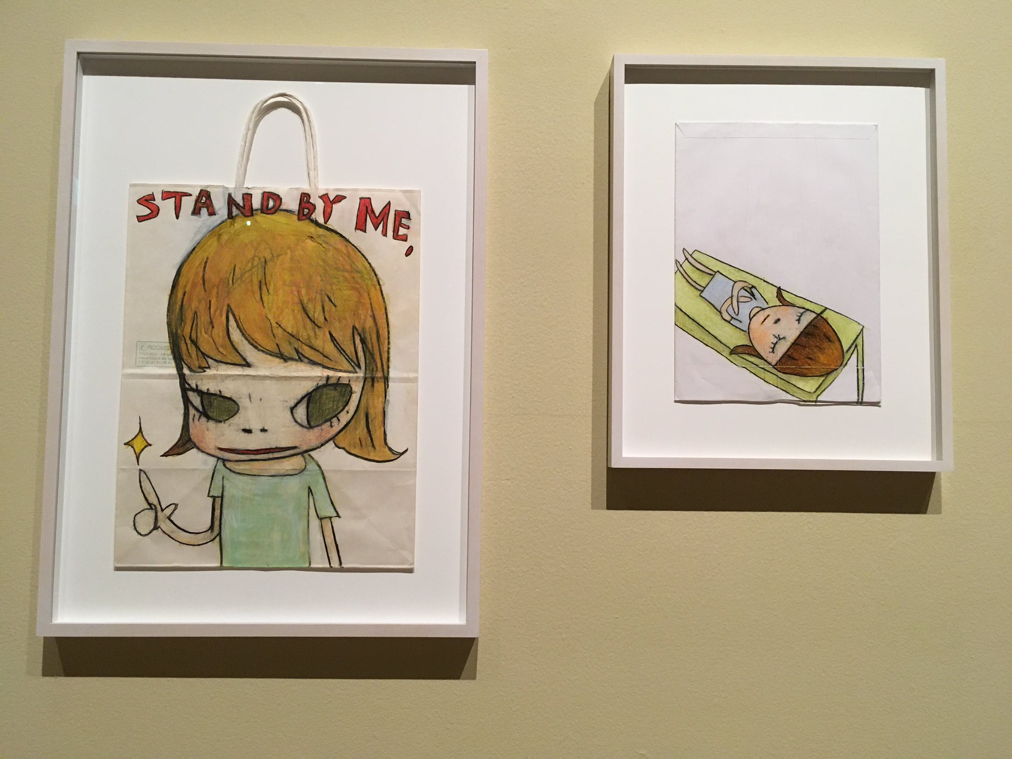 Hana Stars展 森美術館 奈良美智さん アーカイブのコメントにもあったけど 本当に強い 国籍も技法も超えて愛される力強さ 巨大な作品でなく 紙袋や封筒に描いても成立する力強さ バリア用のテープにも 奈良美智さん直筆らしきイラストが 日中韓 Hana Stars展 森美術館 奈良美智さん アーカイブのコメントにもあったけど 本当に強い 国籍も技法も超えて愛される力強さ 巨大な作品でなく 紙袋や封筒に描いても成立する力強さ バリア用のテープにも 奈良美智さん直筆らしきイラストが 日中韓