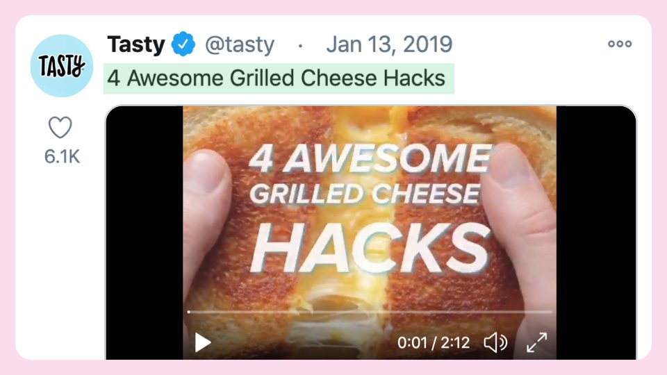 1/ Quick TipsTeach people something new in a tweet. Short, sweet, and shareable.