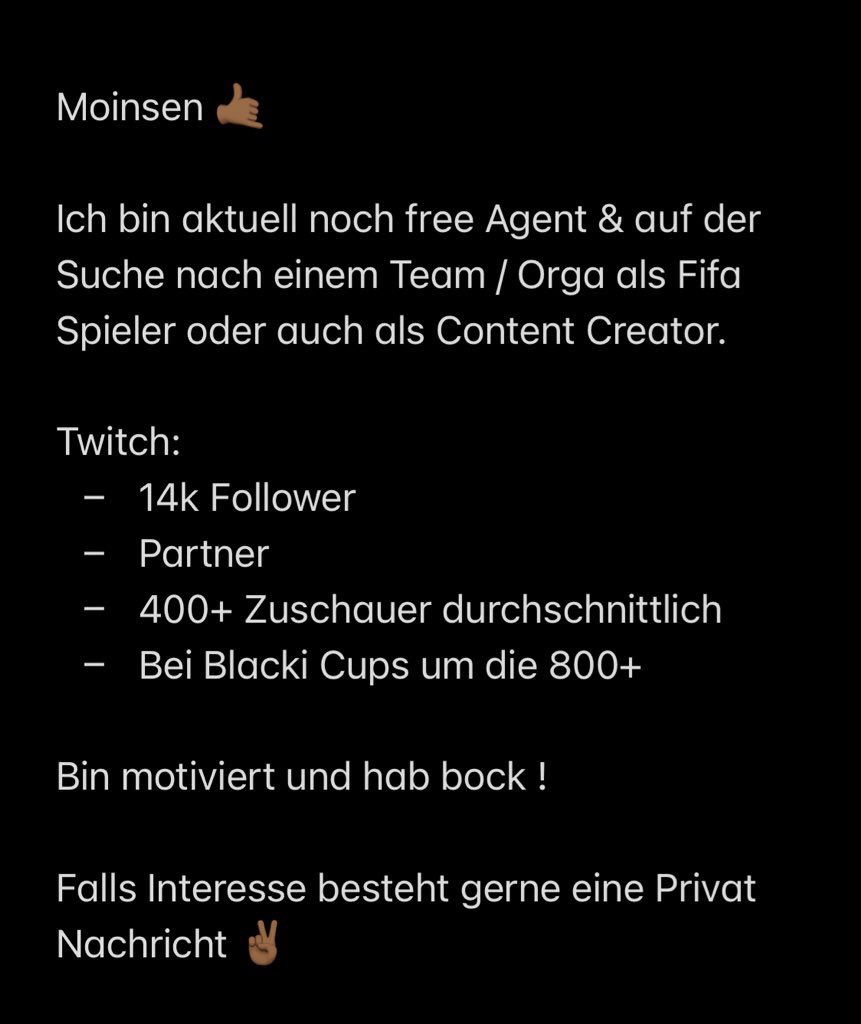 I_BlacKxLeGenD_'s tweet photo. Fifa 21 / Free Agent 

Retweeten 🤎✊🏾 https://t.co/3OrkODwsL0