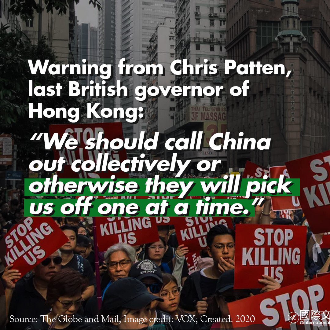 FreeD_West's tweet image. #HongKong today, the world tomorrow! #SanctionChina now! (Source IFC)