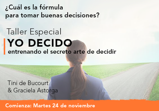 Tinidebucourt's tweet photo. Si te cuesta tomar decisiones, este taller es para vos!!: https://t.co/kqLTtgjOQV APURATE A ANOTARTE! https://t.co/XUJPUjteek