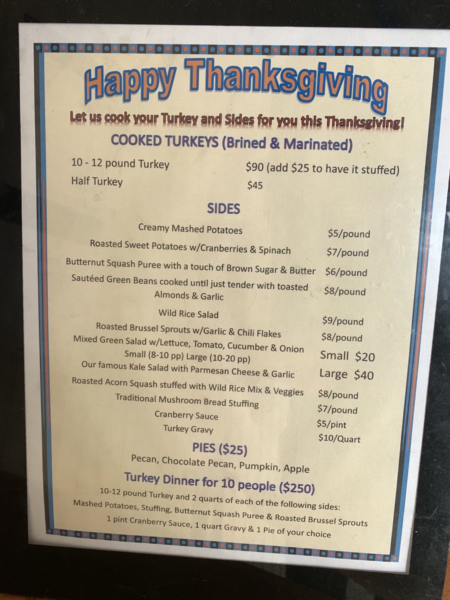 Judiths_Kitchen's tweet photo. Let us take care of your #Thanksgiving meal this year—whether 1-2 dishes or the whole meal, we’ve got you covered. 🦃 https://t.co/KCkQDYWaUL