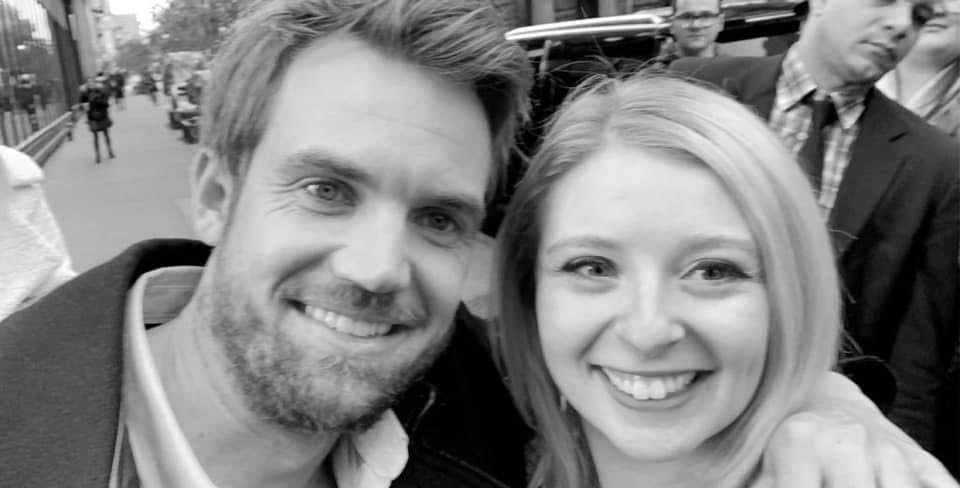 Kmaniscalco19's tweet photo. A year ago today was a DREAM! Me, @xxjesssica and @sydneey242 called out of work to drive to NYC to go see @HilarieBurton &amp; @TylerHilton at Build Series. 

What a difference a year can make. Remember when we could actually meet people... wow. https://t.co/kd14LfrEFR