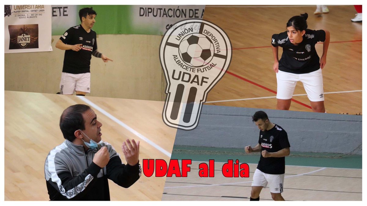 ¡¡¡¡UDAF AL DÍA!!!!! 

Hoy se estrena un nuevo programa semanal en nuestro canal de YouTube, un espacio en el que podréis repasar con nosotros toda la actualidad de la última jornada de competición.
 ¡No os lo podéis perder! LINK: youtu.be/SA_pYK2ORyA