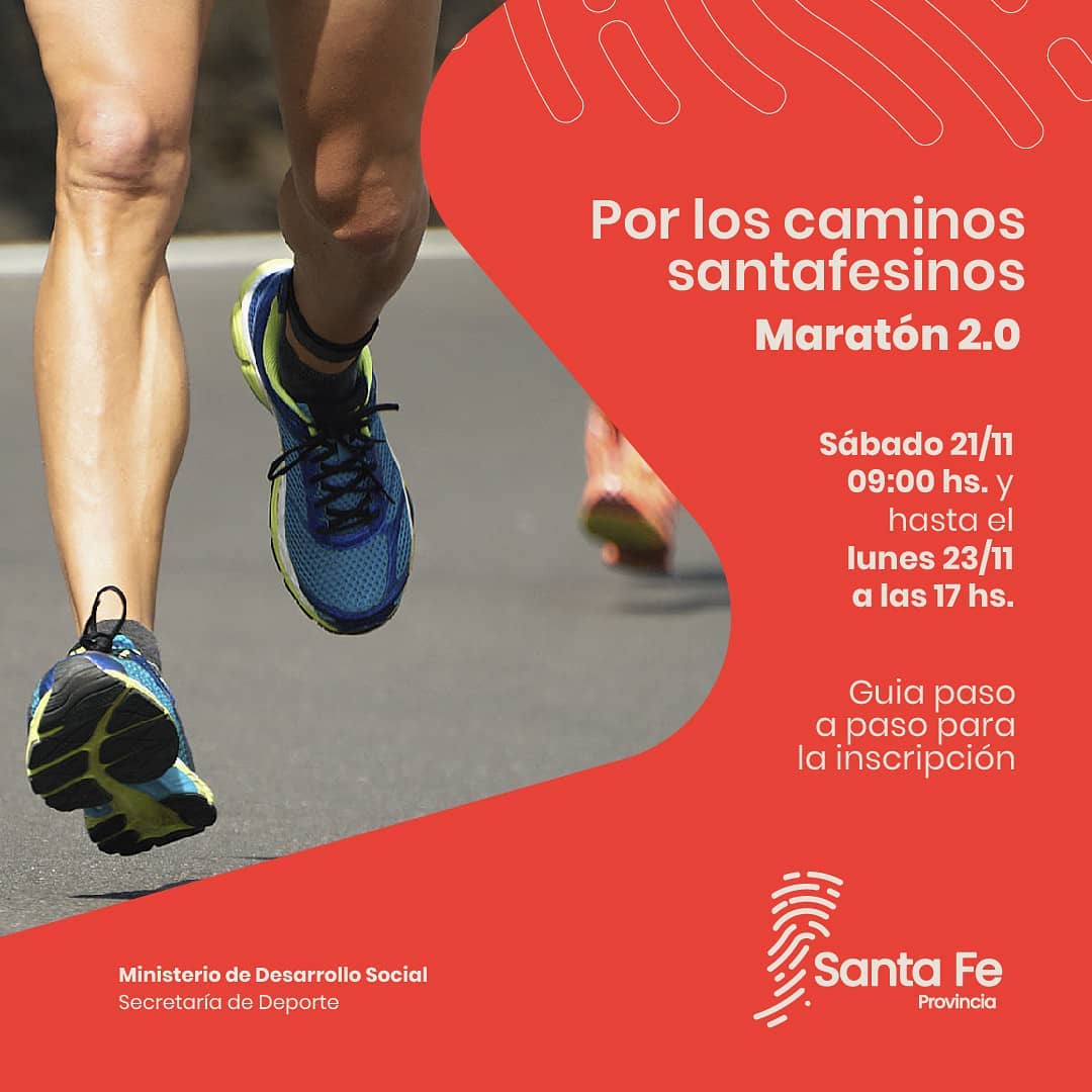 ecorace's tweet photo. #PorLosCaminosSanatafesinos, Maratón 2.0
Sumate a esta propuesta de running del @GobSantaFe, a través de @SantaFeDeporte.

👟 #10k y #5k
🗓️ Entre el 21 y 23 de noviembre.
📍 Desde cualquier punto de la provincia

📝Inscribite hasta el 22/11/20 inclusive en
https://t.co/Sz5I23RN0o https://t.co/tHYQT4N11S