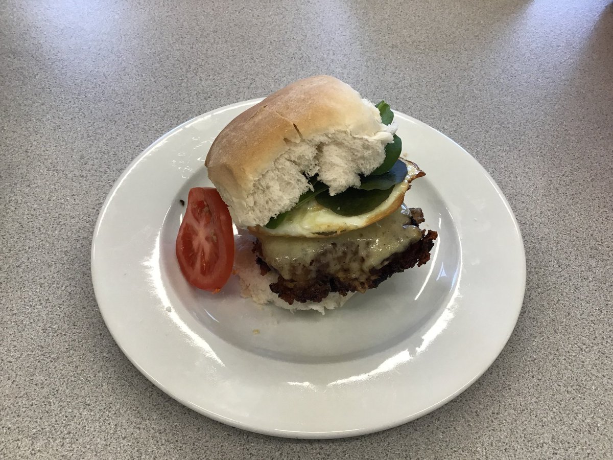 ShawlandsHFT's tweet photo. Amazing work from @ShawlandsAcad S5/6 Higher class smashing out beef burgers & homemade mayonnaise 🍔 to consolidate learning of the functional properties of ingredients in food👏🏾
#binding #emulsification #coagulation #dextrinisation #caramelisation #skillsforwork #skillsforlife https://t.co/X4c1eQl4Dc