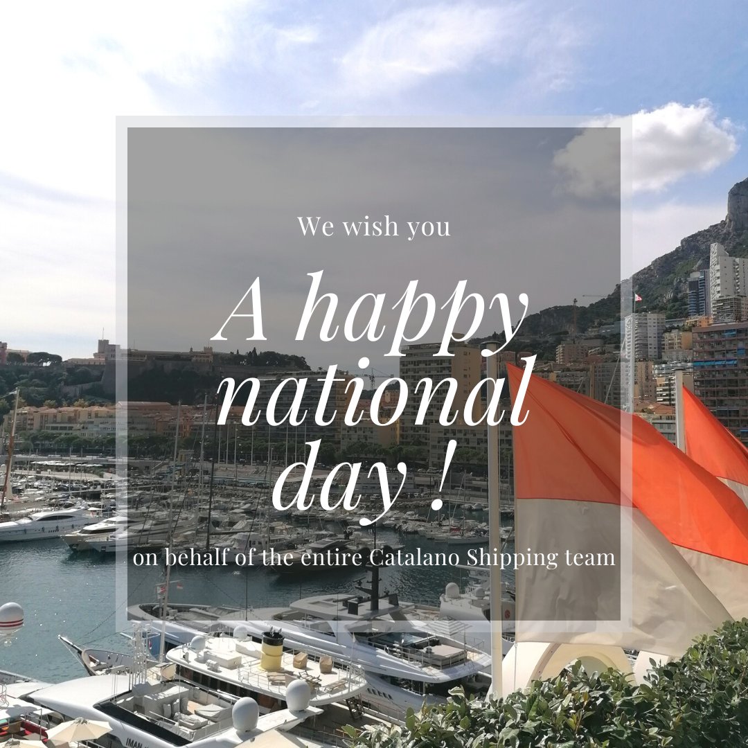 Catalano Shipping would like to wish you a wonderful National Day ! ✨
.
.
#Monaco #nationalday #monacomontecarlo #mymonaco #monacolife #monacolifestyle #nationaldayofmonaco #fetenationalmonaco #november19 #monacoevents #yachting #yachts