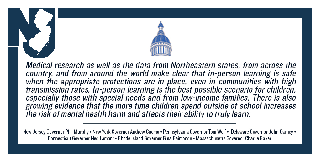 Governor Phil Murphy (@govmurphy) on Twitter photo A joint message from myself, <a href="/NYGovCuomo/">Archive: Governor Andrew Cuomo</a>, @GovernorTomWolf, <a href="/JohnCarneyDE/">Mayor John Carney</a>, <a href="/GovNedLamont/">Governor Ned Lamont</a>, <a href="/GovRaimondo/">Gina Raimondo</a>, and <a href="/MassGovernor/">Governor Maura Healey</a> on the importance of in-person education: A joint message from myself, <a href="/NYGovCuomo/">Archive: Governor Andrew Cuomo</a>, @GovernorTomWolf, <a href="/JohnCarneyDE/">Mayor John Carney</a>, <a href="/GovNedLamont/">Governor Ned Lamont</a>, <a href="/GovRaimondo/">Gina Raimondo</a>, and <a href="/MassGovernor/">Governor Maura Healey</a> on the importance of in-person education: