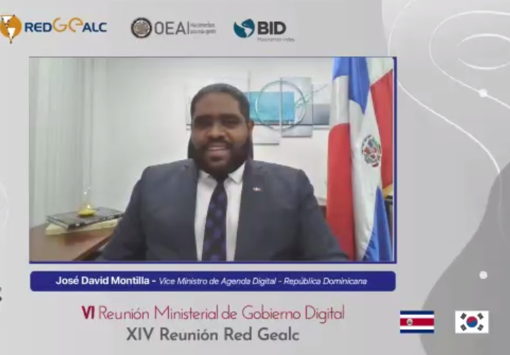 RGealc's tweet photo. Estamos viendo al viceministro José David Montilla, de República Dominicana, en la #MinisterialGealc2020 de #GobiernoDigital

Siga las plenarias toda la mañana de hoy, así como la mañana de este viernes 20, en este link:

https://t.co/wC60zxNtlj https://t.co/fE3ZsWMxBB