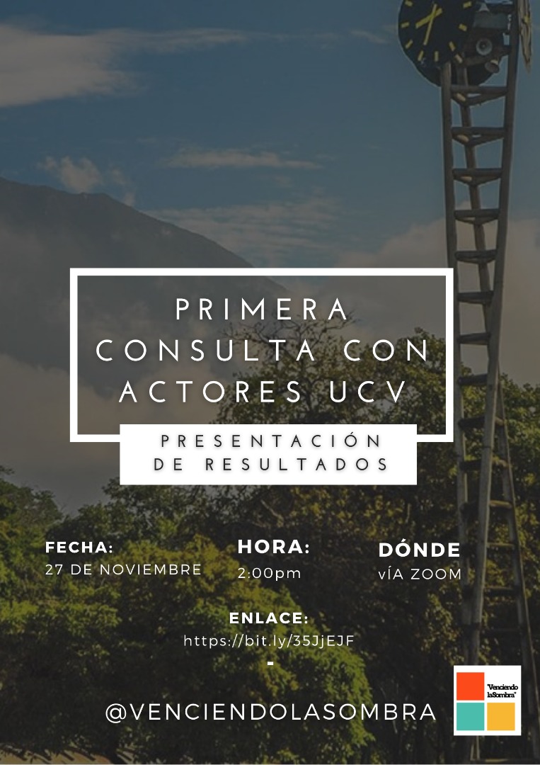 Como la gran Familia UCVista que somos, participemos de esta iniciativa para rescatar nuestra Casa y pueda seguir venciendo las Sombras!
#PorTodasNuestrasLuchas