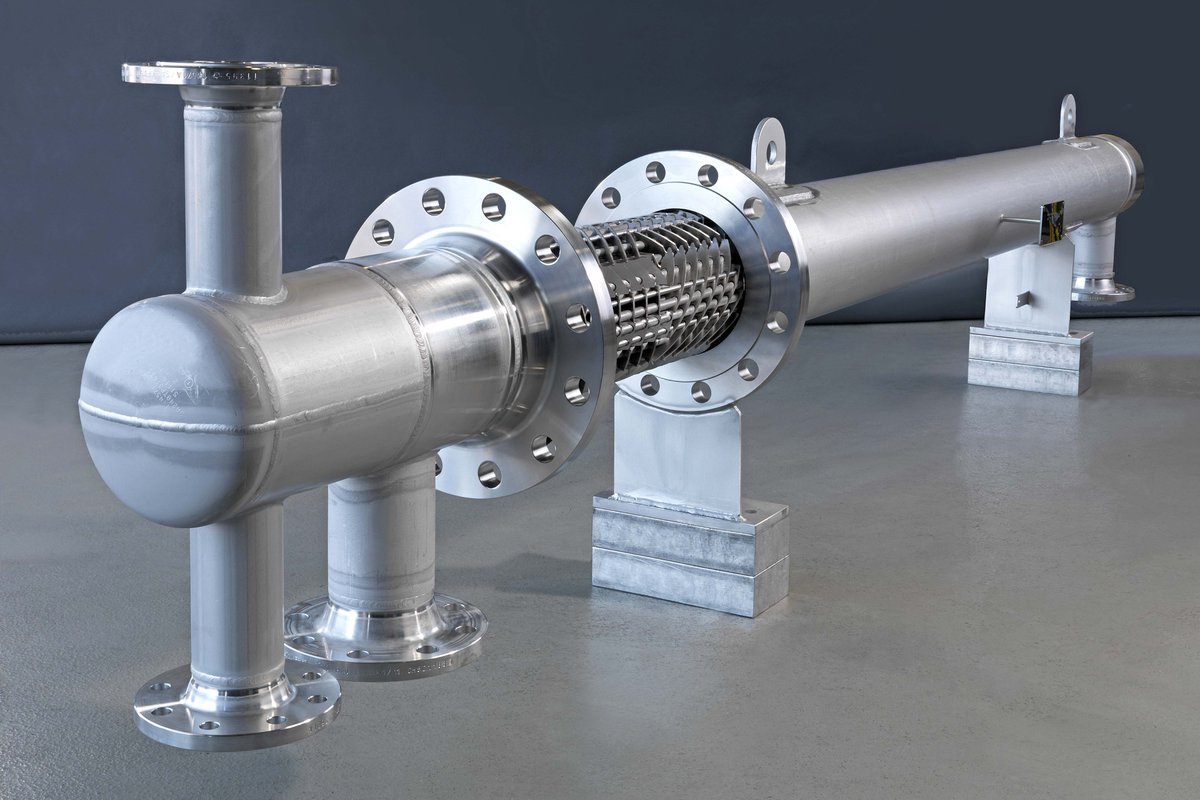 Fluitec_AG's tweet photo. Kühlen zähflüssiger Medien ? Wir liefern die Lösung dazu ! - Fluitec Mischer-Wärmetauscher CSE-XR®
Cooling of viscous Media? We provide the solution ! – Fluitec mixer-heat exchanger CSE-XR®
https://t.co/2IST19xi2d
#chemie #heatexchanger #flowchemistry #petrochemical https://t.co/NgOreBroJS