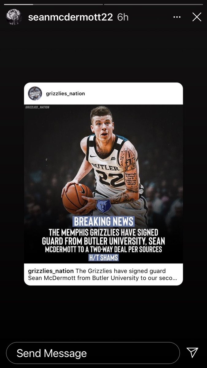 FarrahWeiss's tweet photo. Woke up to the best news for our favorite Butler friend ever! Go Sean! Show em’ how Dawgs hustle! @ButlerMBB https://t.co/YNzmYI8dbw