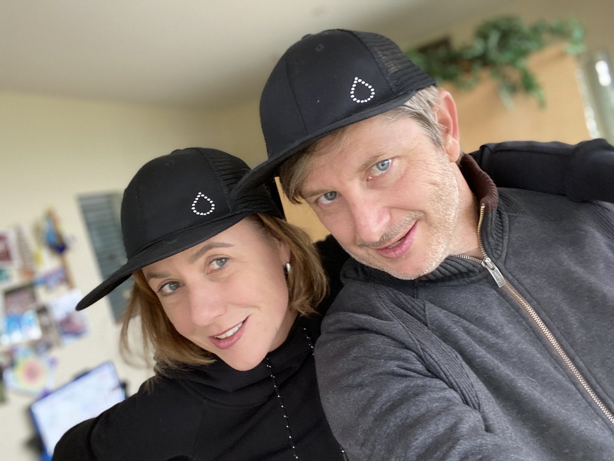 thehumantrial's tweet photo. A shout out to @BeyondType1 and their ongoing support of The Human Trial. We’re united in the goal to tell the world about what it means to live with T1D. We’re excited to introduce
our director Lisa with her husband and directing partner, Guy, rocking #thedropspotted caps. https://t.co/hao8P4PTzM