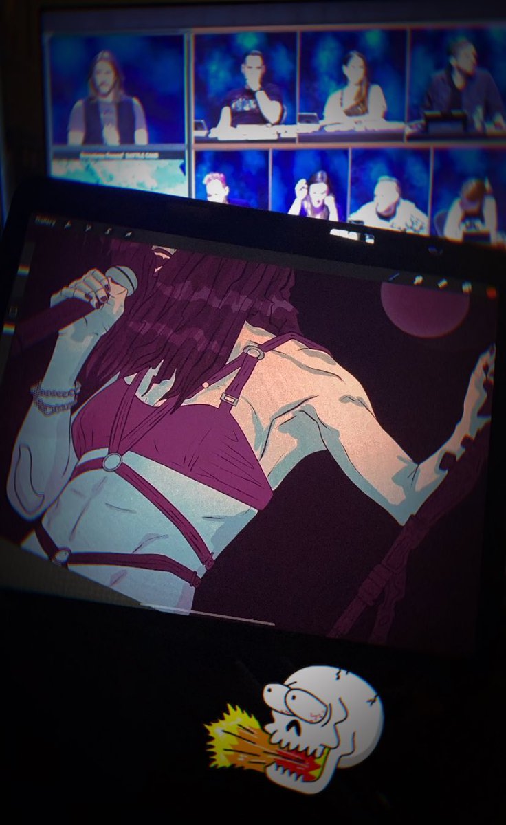 fia_boginya's tweet photo. Working on a new comic cover while watching the newest episode of Critical Role.
๐ฅ๐ฅต๐ฅ #lenahall #motherplease #absabsabs https://t.co/mGthoiM38x