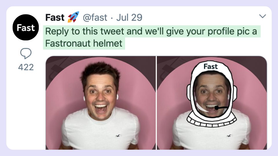 10/ “Reply and we'll...”Turns causal followers into brand advocates.