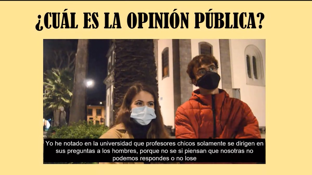 BrayhamMPR's tweet photo. Hoy, pensamos que los roles de géneros ya están más que superados y "olvidados". Pero nada más lejos de la realidad, según las experiencias recogidas por @PdstaLauraDiaz,@SartenVEVO y demás compañeros, falta mucho camino por recoger contra el patriarcado.
#ComunicacionSocialULL https://t.co/TSob4DkOf2