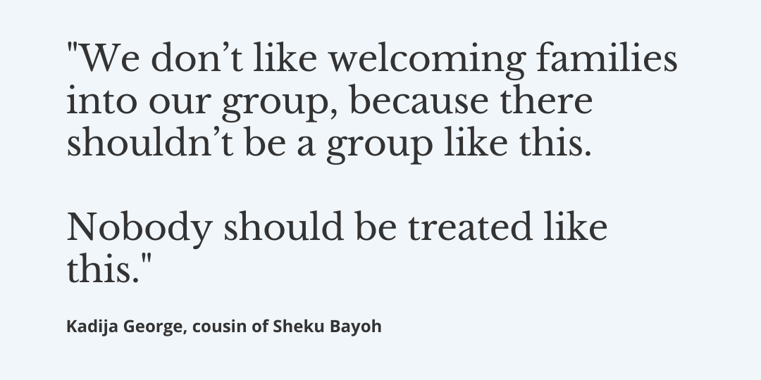 Instead of marching, in 2020 bereaved family members spoke powerfully of their loss and their experience of injustice via film by  #MigrantMedia8/