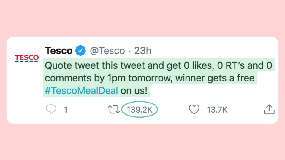 13/ GiveawaysGrows your follower count. Builds brand awareness.