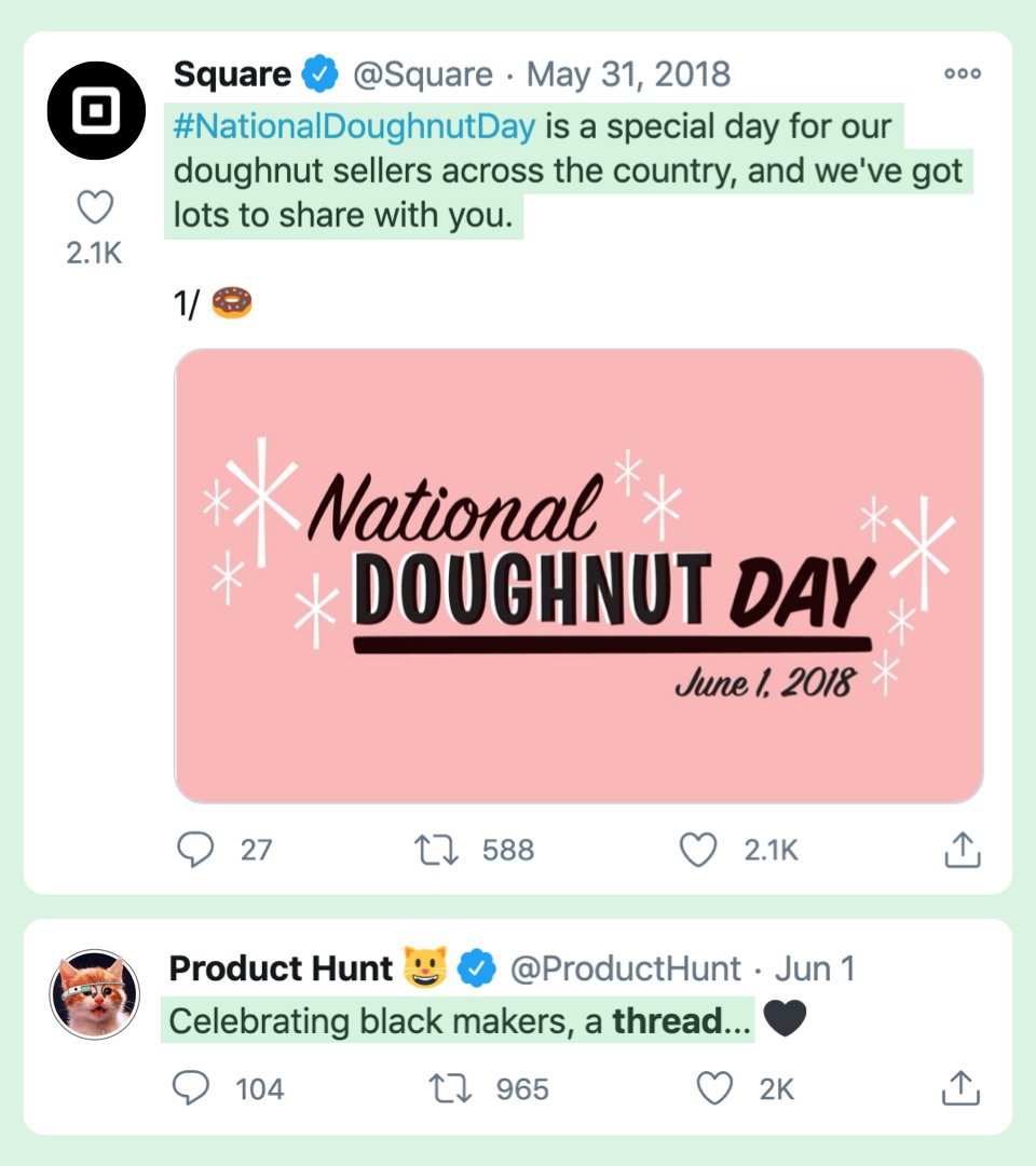 14/ Celebrate customersMaking customers look good makes you look good. It's marketing without marketing.