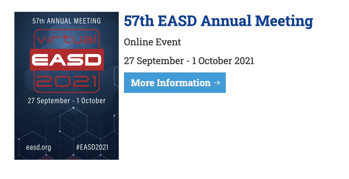 kamleshkhunti's tweet photo. Unfortunately #EASD2021 will be a virtual event again next year 😢

 "EASD Board has unanimously decided to run the EASD Annual Meeting as an online event in 2021."

@drpratikc https://t.co/Dfevzvj2KM