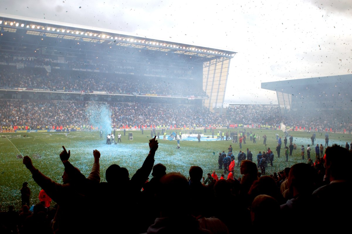 FootyAccums's tweet photo. Pep Guardiola on Man City fans: 🗣 "I never forget when I learned about when these fans were in Maine Road, in the second division, not fighting where we are now, and 35,000 follow the team. 

That shows how special a club is. It’s not just about winning titles..."

👊👊👊 https://t.co/5mMTkFpLtk