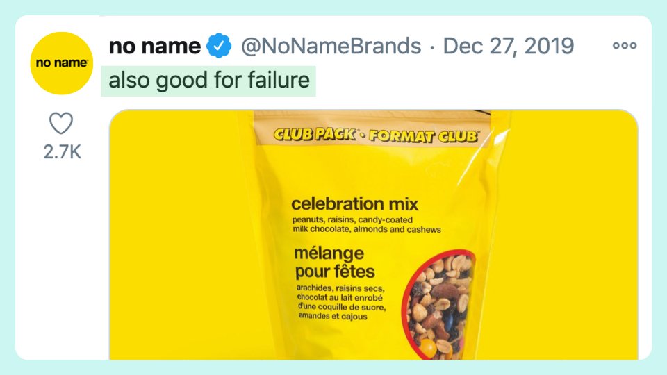 17/ ConsistencyAnd finally, consistency is how you imprint yourself. Your followers should recognise you without looking at the icon.There's no better example than no name. Consistent tone, aesthetics and message.