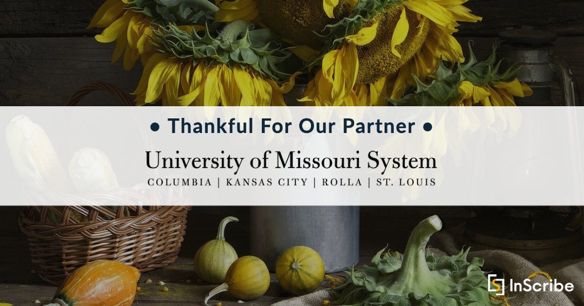 November is a good time to give thanks. We are so grateful to partner with <a href="/Mizzou/">Mizzou</a> as they help students push the boundaries of what’s possible. It’s always a great time to be a Tiger!

#gratitude #thankfulness #studentsuccess