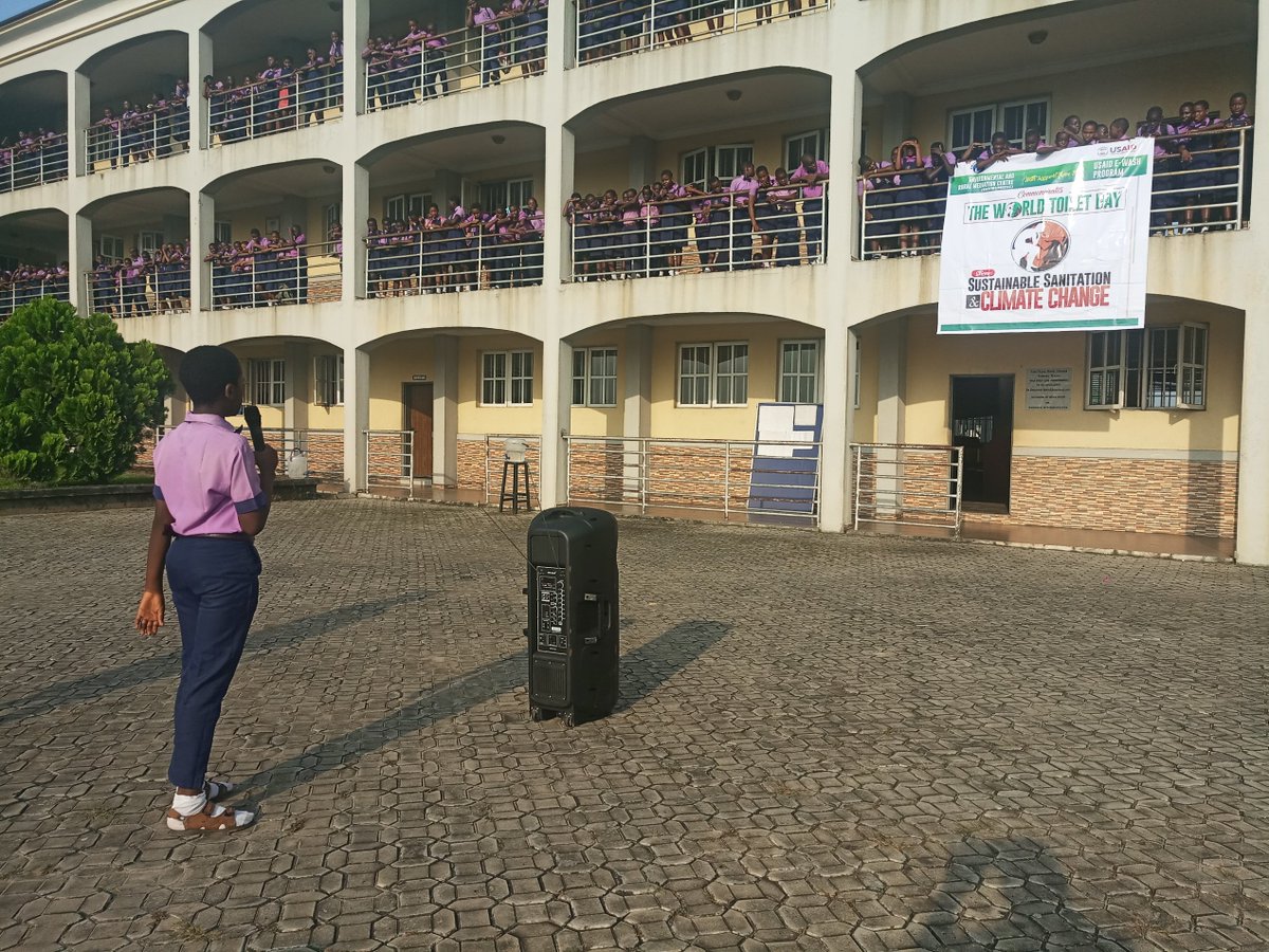 envirumedic's tweet photo. Today is World Toilet Day! @envirumedic visited major schools ie NANA College &amp; Aileru in Warri, Delta State to raise students’ awareness of the 4.2 billion people living with poor toilet facility and without access to safely managed sanitation. https://t.co/9rEjalZ8tv
