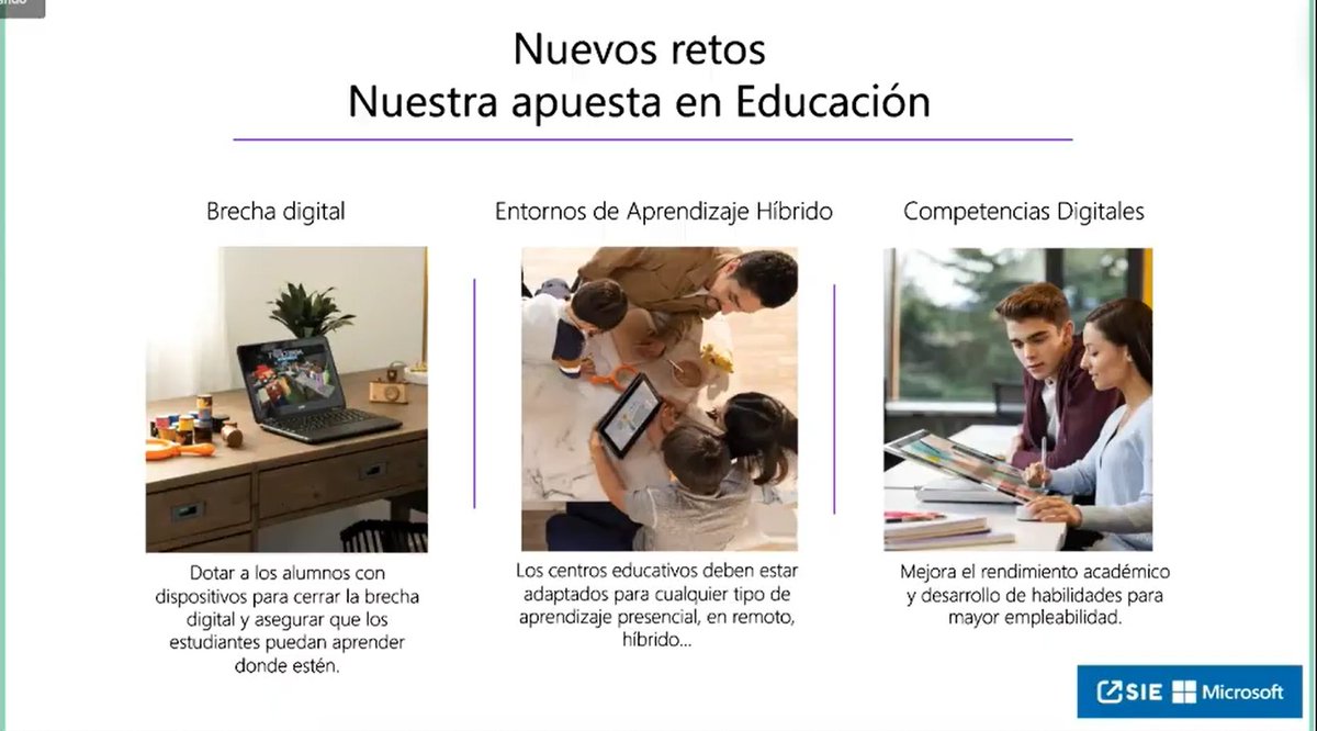 MariaComin1's tweet photo. En directo @AinhoaMarcosEC y la apuesta de @MicrosoftEduEsp en la educación. Los retos del nuevos curso, aprendizaje híbrido con @MicrosoftTeams , competencia digital y dispositivos asequibles, securizados y gestionados #MicrosofEDU #MSFTIntune https://t.co/NFSx2cuIj7