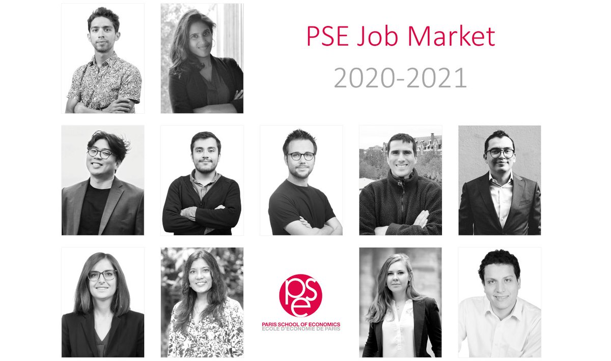 Meet the PSE ASSA & European Job Market Candidates 2020-2021! In the next few days, we'll present each and everyone of them in dedicated posts: stay tuned ! #econjobmarket #EconTwitter #ASSA2021 parisschoolofeconomics.eu/en/teaching/ph…