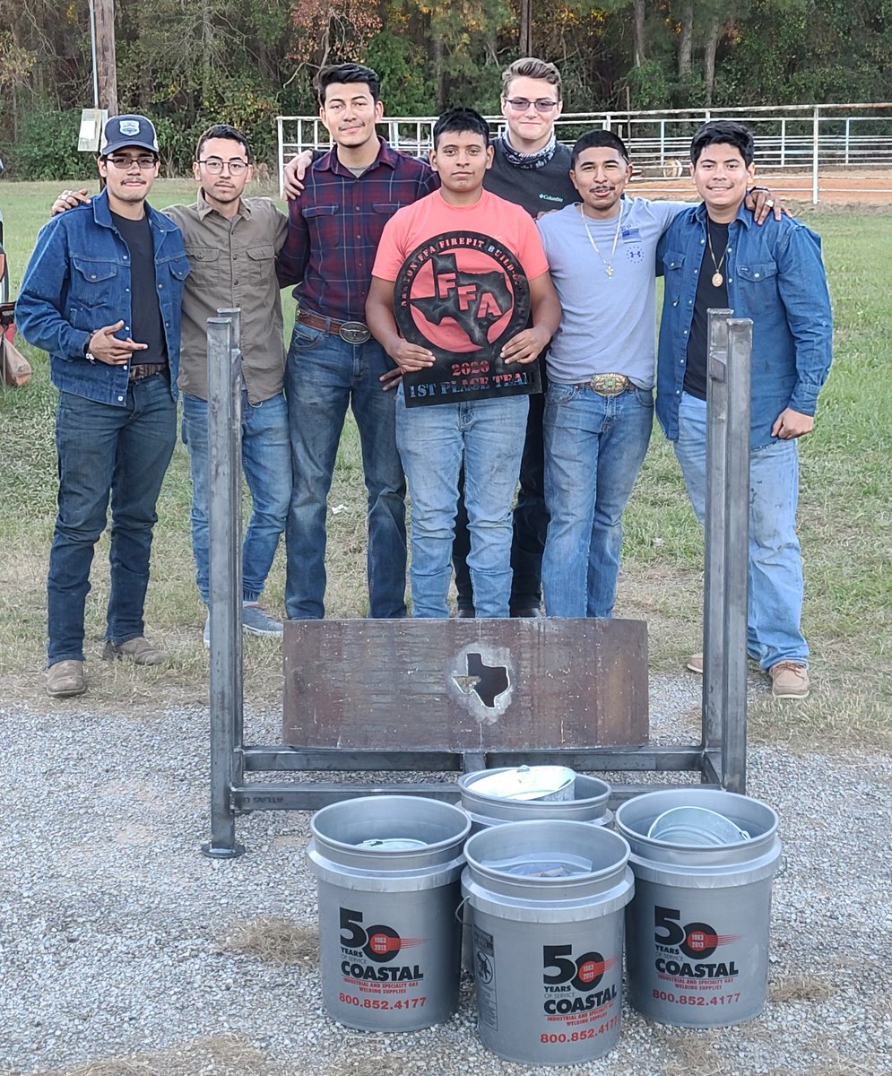 Congrats to the CHS welding teams who placed 1st and 6th out of 16 teams at the Newton Welding Competition yesterday! Great job!! #IndianPride #Just4Kids #WereGoingPlaces <a href="/ClevelandISDTX/">Cleveland ISD</a> <a href="/WEARECHSINDIANS/">Cleveland High School Indians</a>