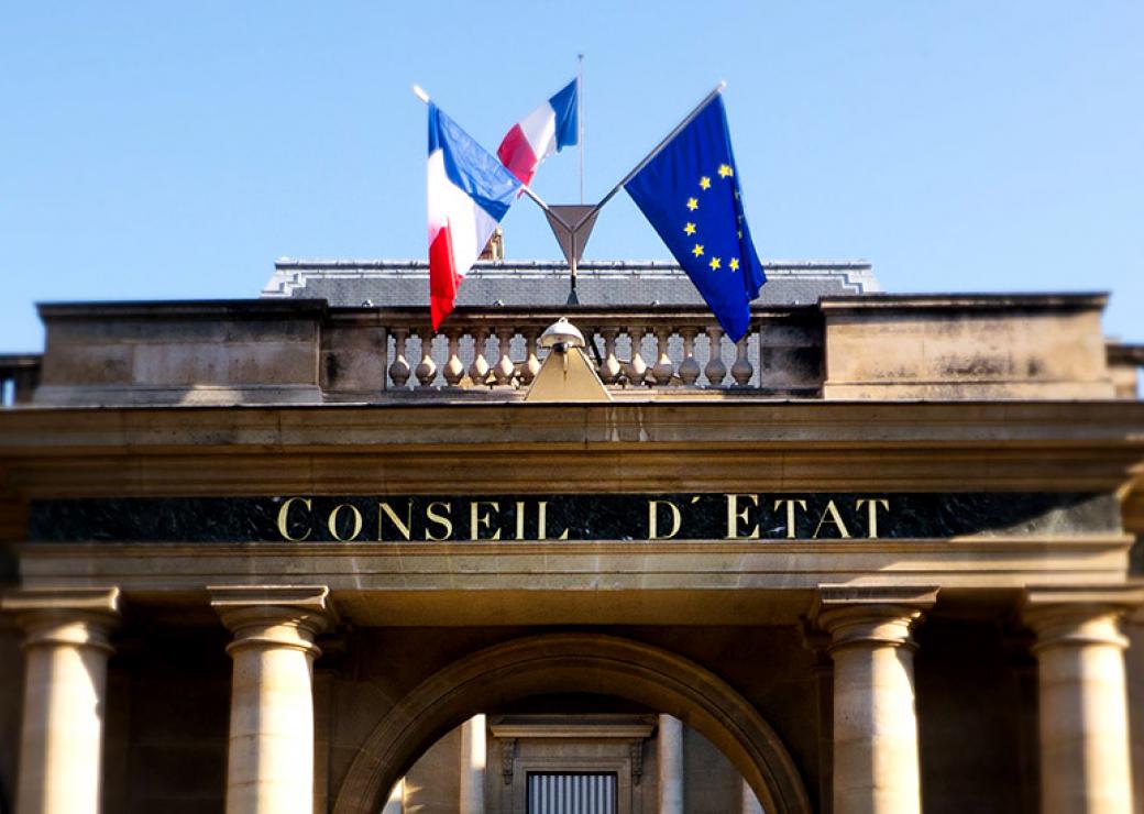 L'histoire se passe au Conseil d’Etat, le juge suprême de la juridiction administrative qui décide en dernier recours dans les litiges entre les pouvoirs publics et les particuliers, nous. Il est là pour empêcher que l’Etat (etc) fasse trop n’importe quoi avec ses pouvoirs 2/13