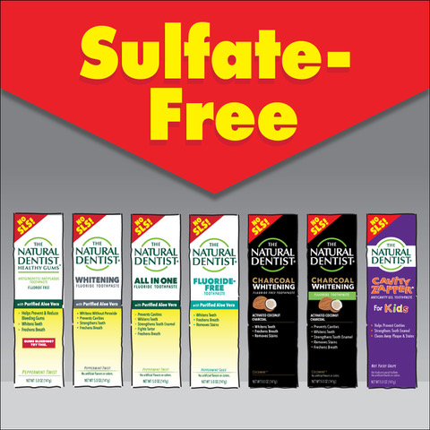 _NaturalDentist's tweet photo. Read why most commercial toothpastes contain sulfates. And why we don’t. learn more: https://t.co/WBGBwiEDJB https://t.co/NKntFFpiL2