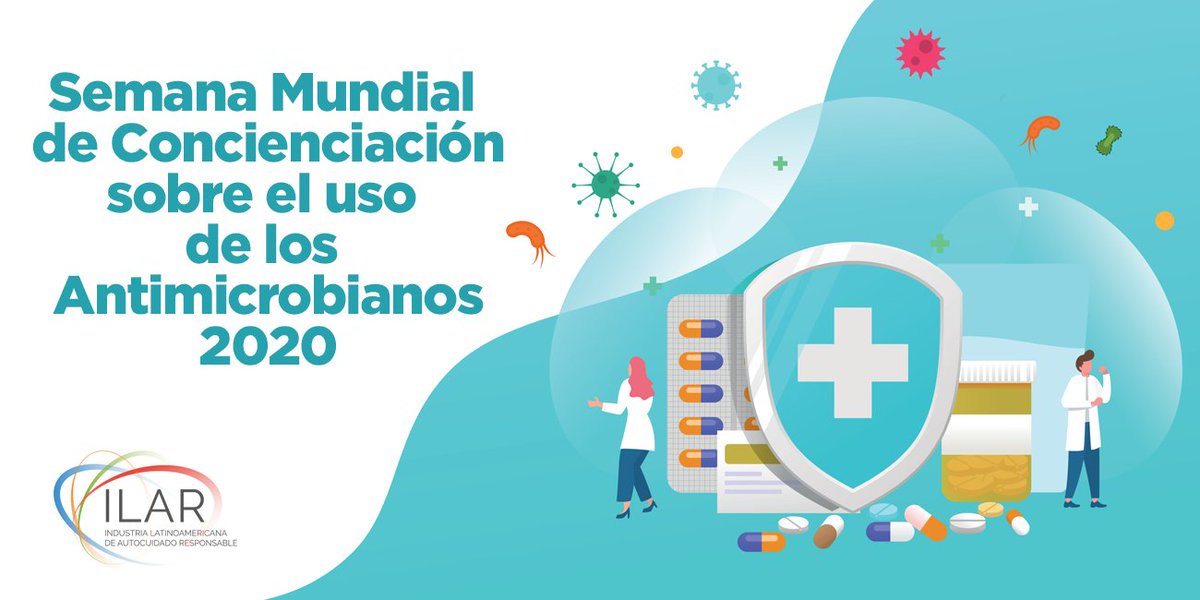 infoilar's tweet photo. Antimicrobianos: manipule con cuidado!
¿Sabías que solo 1 de cada 10 de los casos que utilizan tratamiento antibiótico son realmente necesarios?
El autocuidado es pieza fundamental en el combate a la Resistencia antimicrobiana!
#selfcare #autocuidado #ilarotc #WAAW2020 https://t.co/PeV2mW7ktH