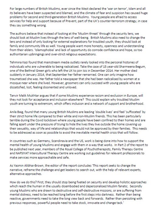 BMSDemocracy's tweet photo. Report from @BMSDemocracy “The Inner Lives of Troubled Young Muslims”. You can request a copy on our website at https://t.co/hjfHPXjQ5O https://t.co/FEvavqe6Ac
