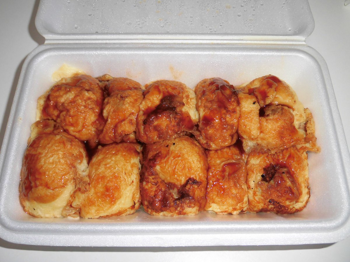 ぜろいぬ タコピィでお土産に明石焼き 今回はお持ち帰りもダシ付いてた ぜろいぬ タコピィでお土産に明石焼き 今回はお持ち帰りもダシ付いてた