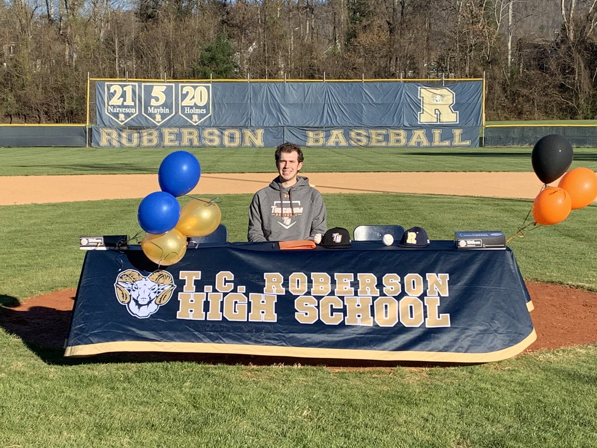 Always a good day when a RAM signs to play at the next level! Congrats to <a href="/AndersBrice/">Brice Anders</a> on his signing day...making it official to be a part <a href="/TusculumBSB/">Tusculum Baseball</a> #TCMOB